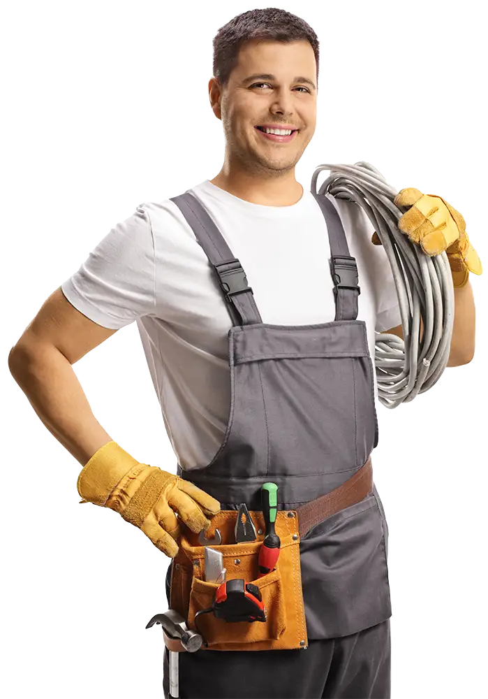 Portrait eines Elektrikers